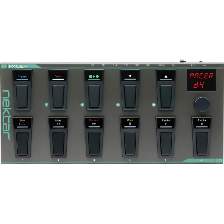 Nektar Pacer USB MIDI Footswitch Controller with Nektar DAW Integration