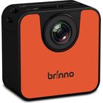 Brinno TLC120 - Portable Weather Resistant Time Lapse Camera with WiFi and BLE - Black-Orange