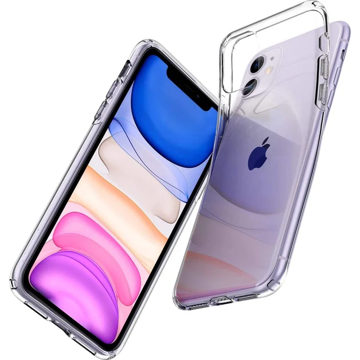 Spigen Liquid Crystal Hülle, geeignet für Apple iPhone 11, Crystal Clear, Handy-Schutzhülle, transparent (076CS27179) – Bild 1