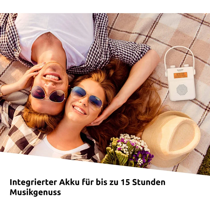 TechniSat DIGITRADIO 30 Digitalradio mit Bluetooth, LCD-Display, spritzwassergeschützt, Wecker, weiß – Bild 7