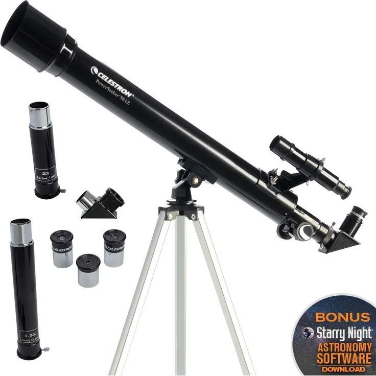 Celestron 21039 PowerSeeker 50AZ Refraktor – Bild 1