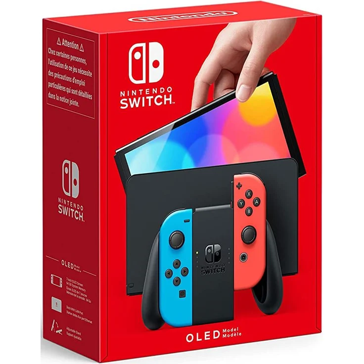 Nintendo Switch OLED-Modell 64 GB, Neon – Bild 1