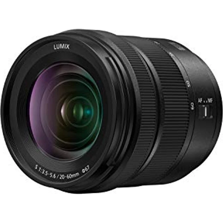Panasonic S-R2060E LUMIX S Objektiv (20-60 mm, F3.5-5.6, Filtergröße 67 mm, Staub, spritzwasser und kältgeschützt) schwarz – Bild 1