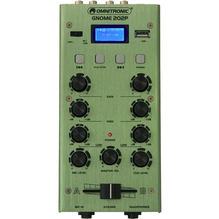 OMNITRONIC GNOME-202P Mini-Mixer grün