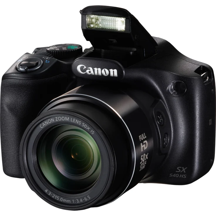 Canon PowerShot SX540 HS Digitalkamera (20,3 MPCMOS-Sensor, 50-fach Ultrazoom, 100-fach ZoomPlus, WiFi, Full HD) schwarz - Preisvergleich – Bild 8