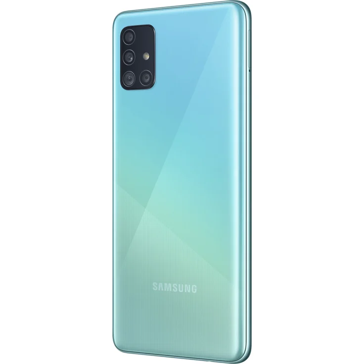 Samsung Galaxy A51 Smartphone 16,51cm (6,5 Zoll) Super AMOLED-Display, 128GB interner Speicher, 4GB RAM, Nano-SIM, Android, Prism Crush Blue – Bild 4