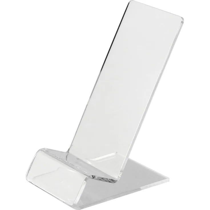 SAFE Handyhalter Tisch in Acryl - Handyhalter Schreibtisch für Dein Smartphone, Größe M