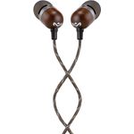 House of Marley Smile Jamaica In-Ear Kopfhörer, 1-Knopf Steuerung, Geräuschisolierung, 9,2mm Treiber, Mikrofon, Gelaufsätze in 2 verschiedenen Größen, verwicklungsfreies Kabel, Signature black