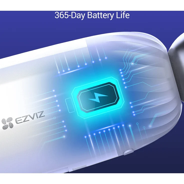 EZVIZ BC1 Add on Kamera, 1080p kabellose Überwachungskamera, 365 Tage Akkuleistung, PIR-Bewegungserkennung, Farbnachtsicht, Zwei-Wege-Audio, H.265, Amazon Alexa-kompatibel, funktioniert NUR mit BC1 Base – Bild 3