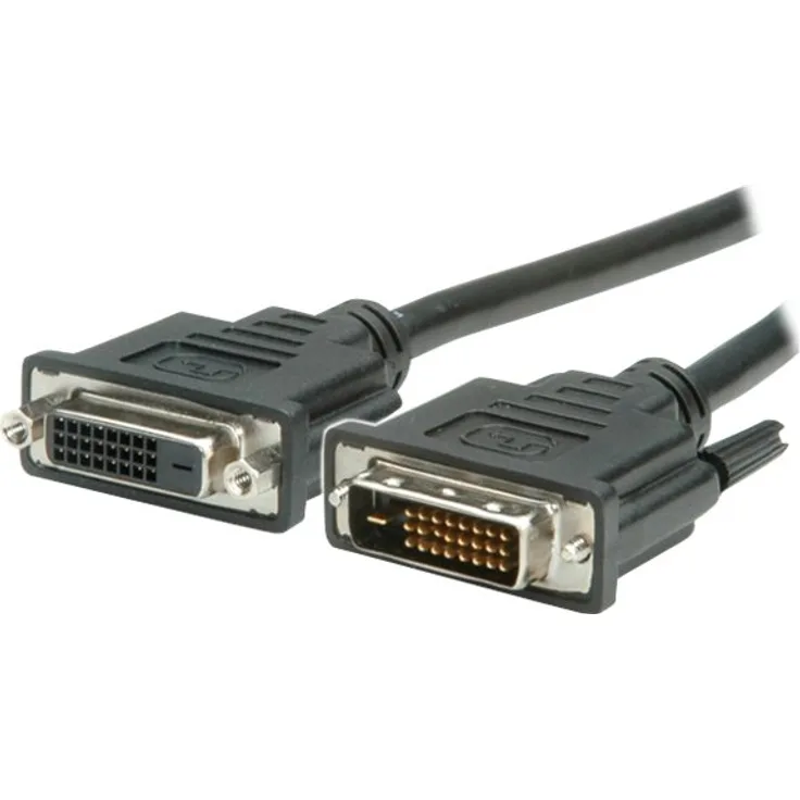 VALUE Verlängerungskabel DVI, DVI ST-BU (24+1) dual link 5,0m (11.99.5565)