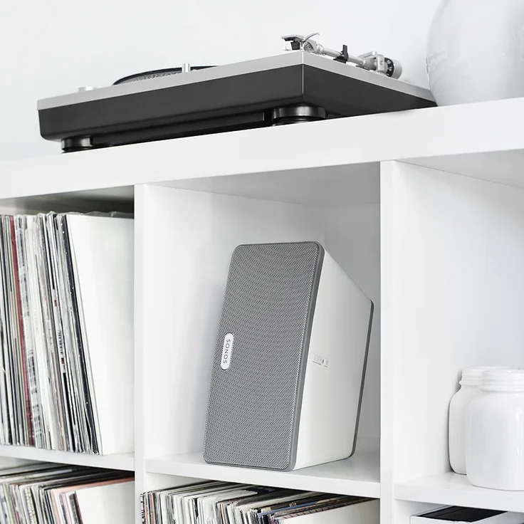 Sonos Play:3 Multiroom-Lautsprecher mit Webradio, geeignet für Indoor, Outdoor, weiß – Bild 3