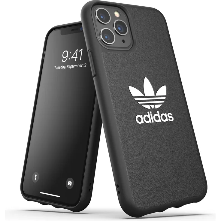 adidas Originals Kompatibel mit iPhone 11 Pro Hülle, Schutz geformte TPU Handyhülle - Schwarz