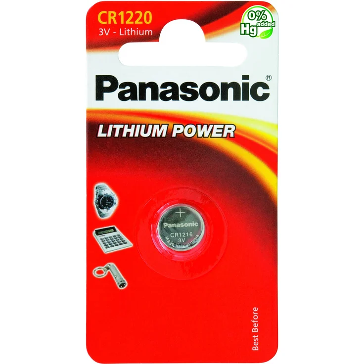 Panasonic Knopfzelle Lithium CR1220 (3 Volt)