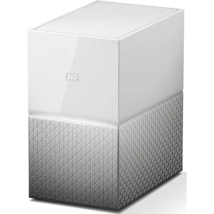 WD My Cloud Home Duo 4 TB Persönlicher Cloudspeicher - externe Festplatte 2-Bay - WLAN, USB 3.0. Backup, Videostreaming - WDBMUT0040JWT-EESN – Bild 1
