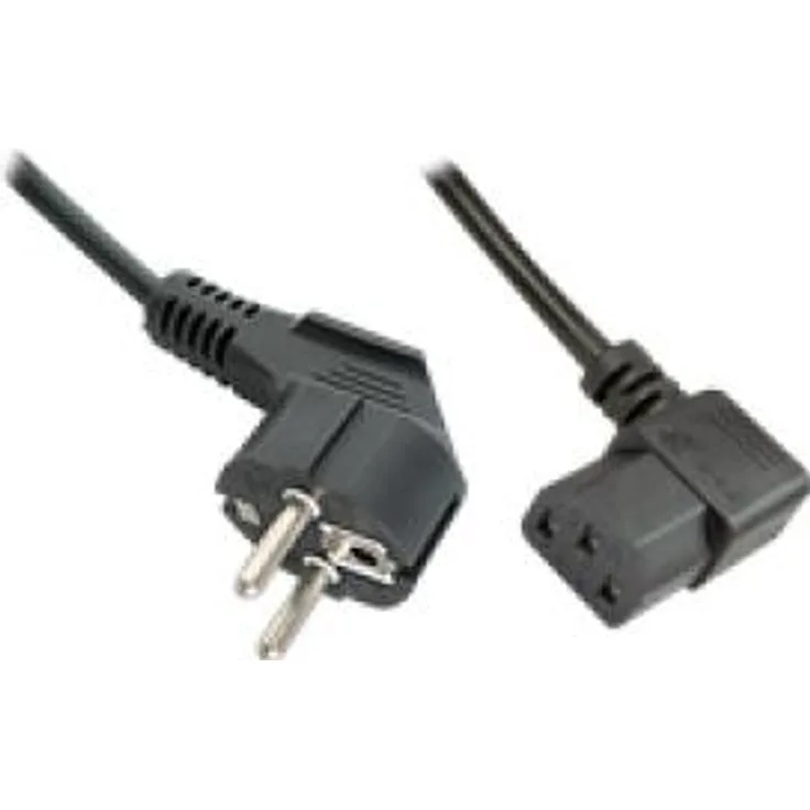 LINDY 5m abgewinkeltes IEC-Netzkabel