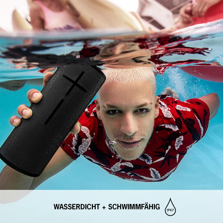 Ultimate Ears Megaboom 3 Bluetooth-Lautsprecher mit Mikrofon, Webradio, wasserdicht, schwarz – Bild 5