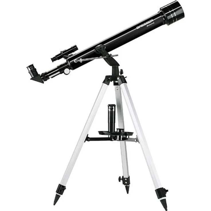 Bresser Teleskop Arcturus 60-700 Einsteigerteleskop mit Stativ und reichlich Zubehör mit praktischem Koffer für den Transport – Bild 1