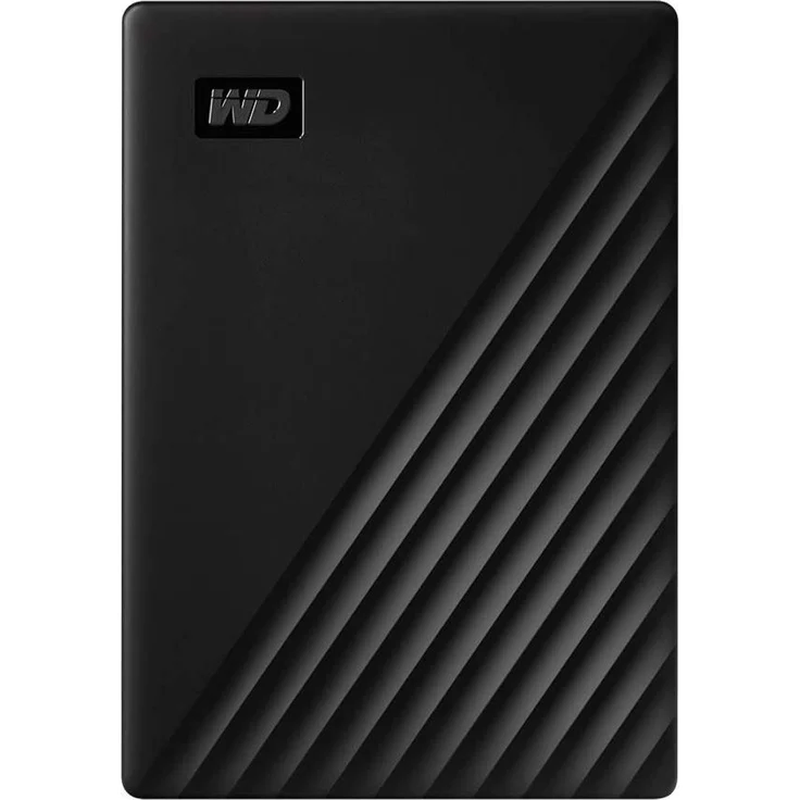 WD My Passport WDBPKJ0050BBK - Festplatte - verschlüsselt - 5 TB - extern (tragbar) - USB 3.2 Gen 1 - 256-Bit-AES - Schwarz (WDBPKJ0050BBK-WESN) – Bild 3