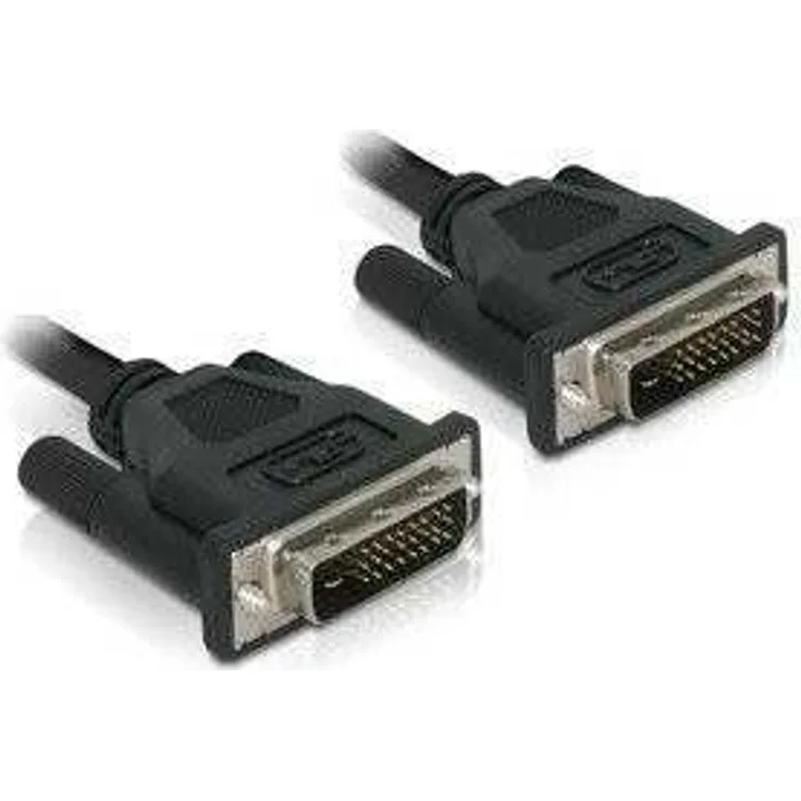 Delock DVI 24+1 Kabel 0.5m Stecker / Stecker (84369)