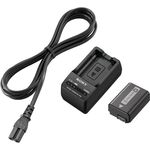Sony ACC-TRW Akku Zubehör Kit mit BCT-RW Ladegerät und NPFW50 W-Serie Li-Akku (geeignet für A6000 Serie, A7 Serie und RX10 Serie)