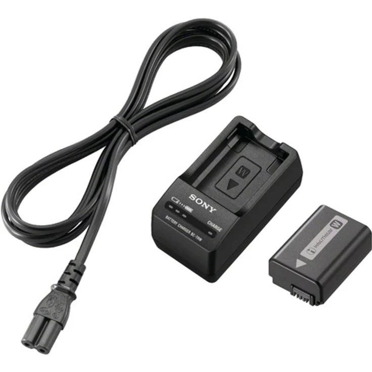Sony ACC-TRW Akku Zubehör Kit mit BCT-RW Ladegerät und NPFW50 W-Serie Li-Akku (geeignet für A6000 Serie, A7 Serie und RX10 Serie) – Bild 1