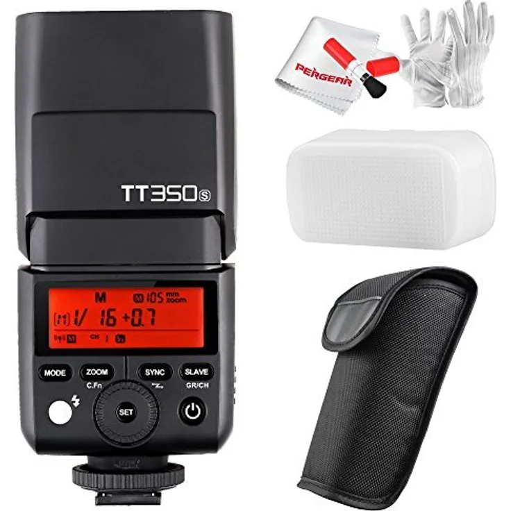GODOX Blitzgerät TT350S Systemblitzgerät für Sony Kameras