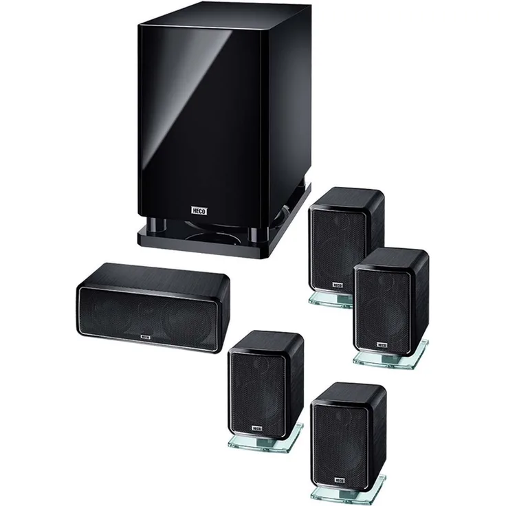 Heco Ambient A Lautsprecher-Sets - 120 Watt - schwarz