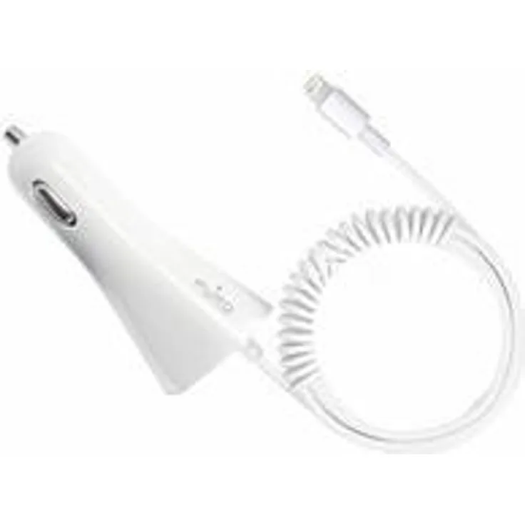 PURO CHAPLT1WHI - Auto - Handy - MP3 - MP4 - Zigarettenanzünder - Apple iPhone 5/5s/5c/6/6s/6s Plus - iPod Touch 5 - iPod Nano 7 - Kontakt - Weiß (CHAPLT1WHI)