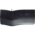 CHERRY KC 4500 ERGO - Tastatur - USB - QWERTY - Pan-Nordic - Schwarz (JK-4500PN-2)