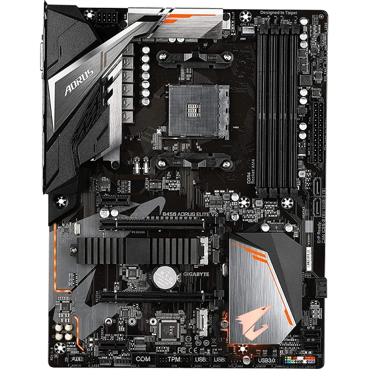 Gigabyte B450 AORUS Elite V2 - ATX, AMD B450, Sockel AM4, Dual-channel DDR4-SDRAM (B450 AORUS ELITE V2) – Bild 3