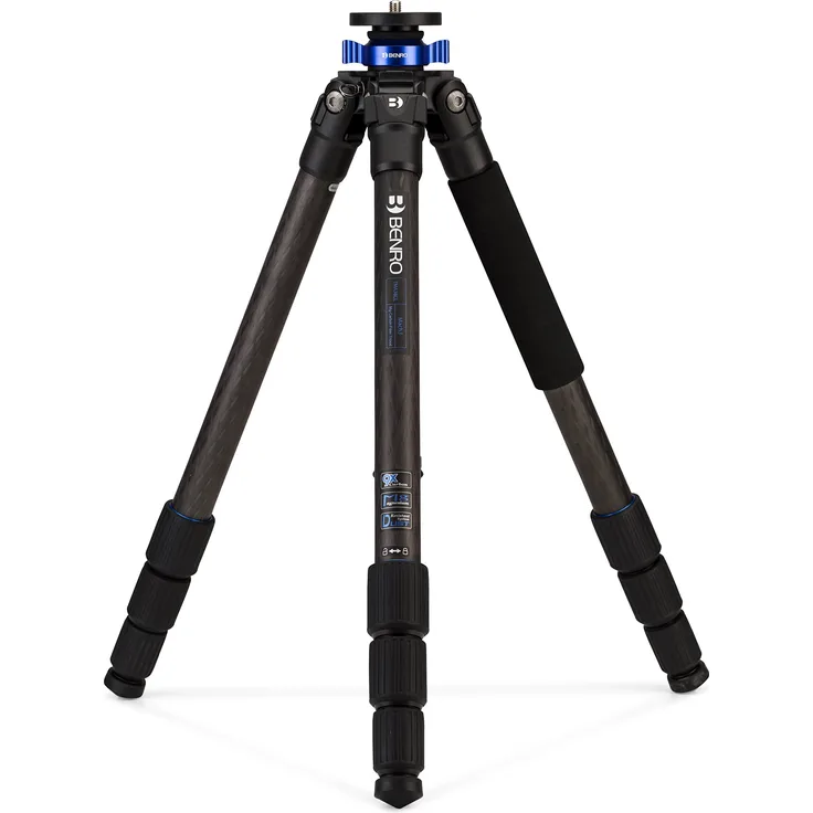 Benro TMA38CL Mach3 9 X CF Series 3 Lang Tripod, 4 Abschnitt, Twist Lock (Schwarz)