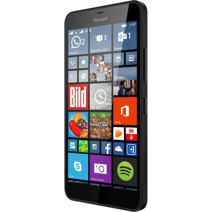 Microsoft Lumia 640 XL DS Smartphone 5,7 Zoll-Display, 8GB interner Speicher, Dual-SIM, Windows, Schwarz – Bild 4