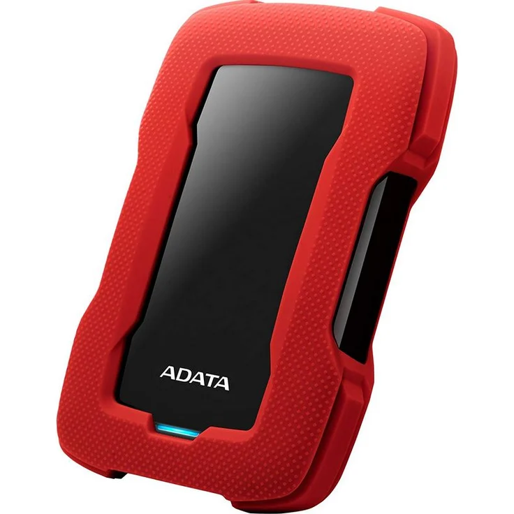 Adata HD330 Externes Festplattenlaufwerk (1000 GB, 2, 5 Zoll, Micro-USB B, 3.0 (3.1 Gen 1) mit USB-Port, rot – Bild 1