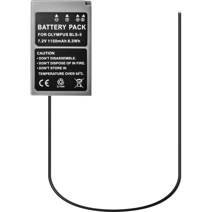 kj-vertrieb DC-Kuppler, Akkuadapter für Olympus BLS-5