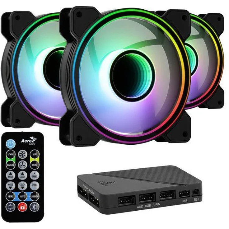Ventilator Aerocool Infinity Mirror Mirage12 Pro 12V (3 pcs)