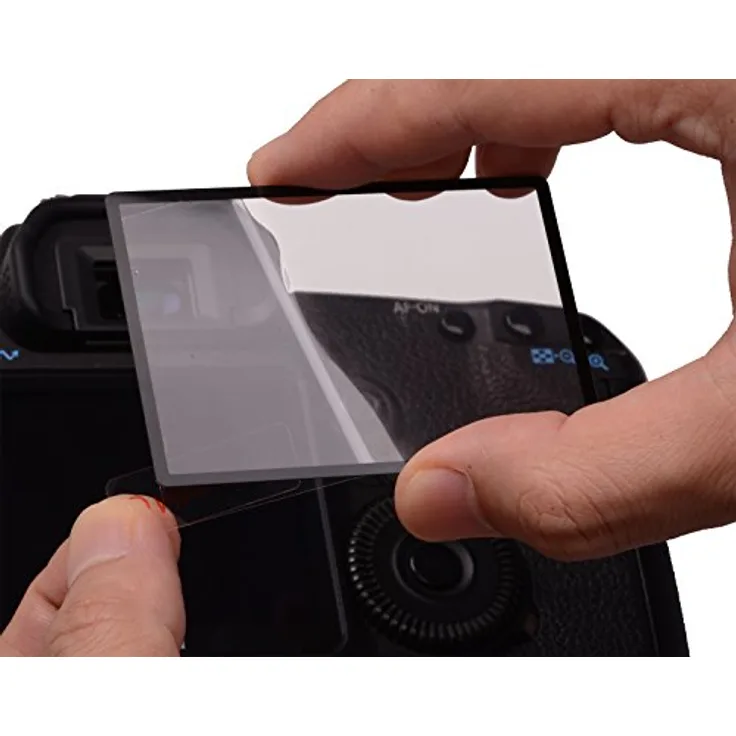 Rollei Profi Displayschutz für Canon 700D-750D-760D (Touchscreen, Schwenkbildschirm, Kratzfest-bruchsicher-stoßfest)