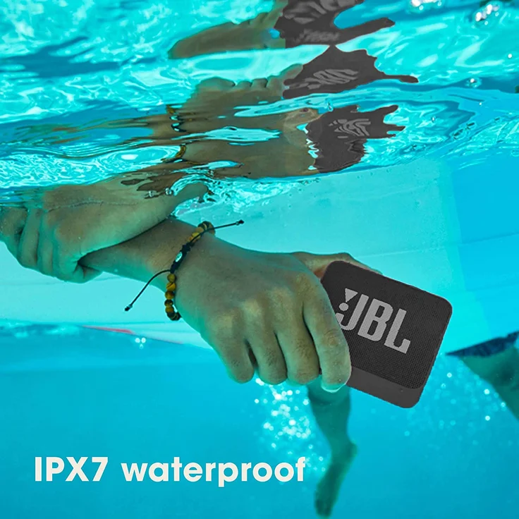 JBL Go2+ portabler Bluetooth-Multimedia-Lautsprecher - Schwarz – Bild 4