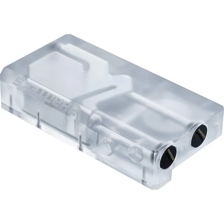 Phanteks Glacier R160C Combo Reservoir für DDC Pumpe, transparente Acryl-Rückplatte, integrierte Digital-RGB Beleuchtung