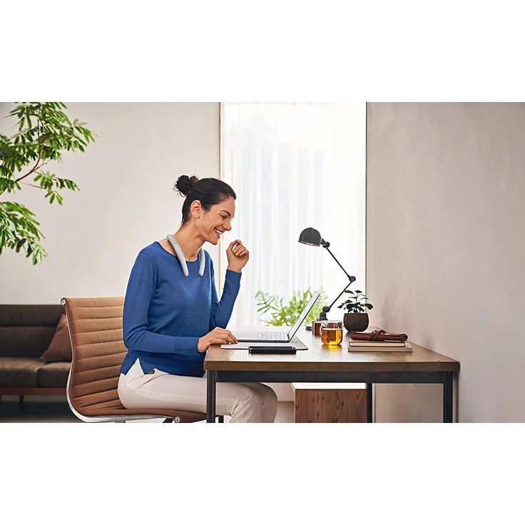 SONY SRS-NB10 Neckband Nackenlautsprecher mit Bluetooth, weiß – Bild 7