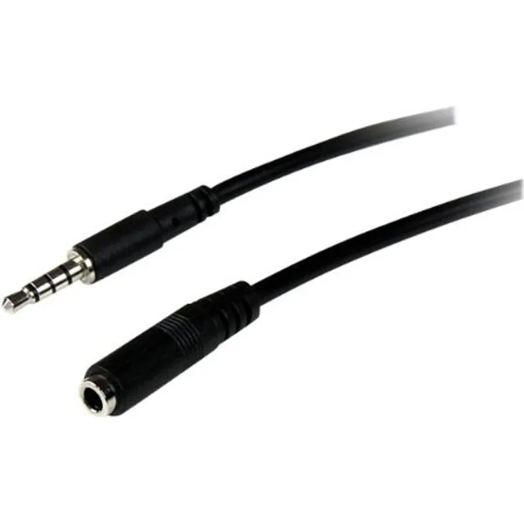 StarTech.com 1m 3,5mm 4-Pol. TRRS-Headset-Verlängerungskabel, Stecker-Buchse
