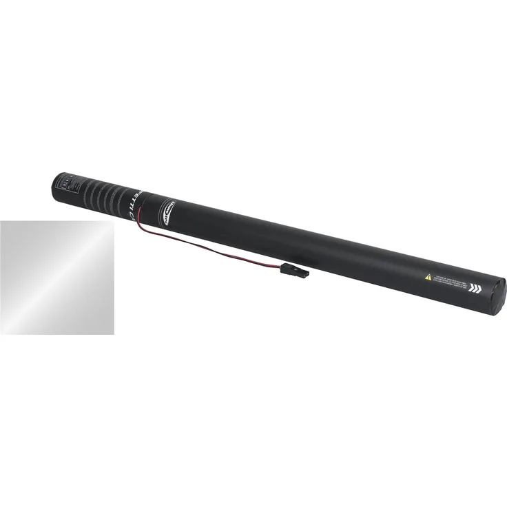 Showtec Electric confetti cannon Pro 80cm, Silver Metallic