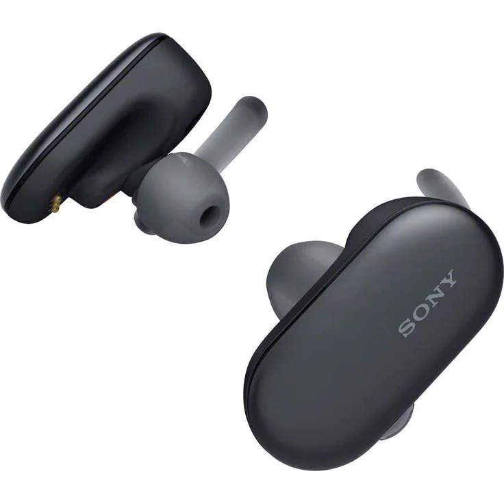 Sony WF-SP900 In-Ear Kopfhörer, mit Bluetooth, Mikrofon, geeignet für Sport, schwarz – Bild 1