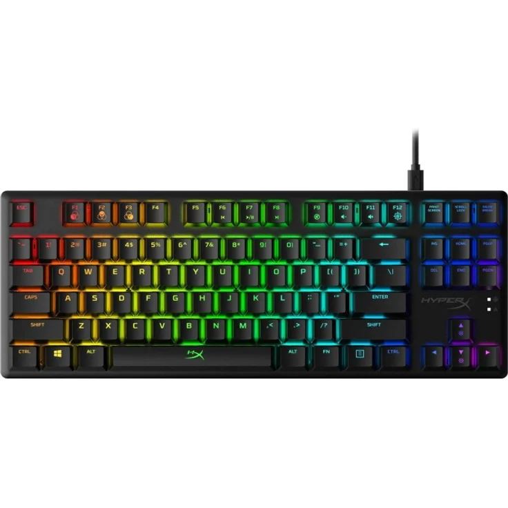 Kingston HyperX Alloy Origins Core, LEDs RGB, HyperX BLUE, USB, US QWERTY (HX-KB7BLX-US) – Bild 1
