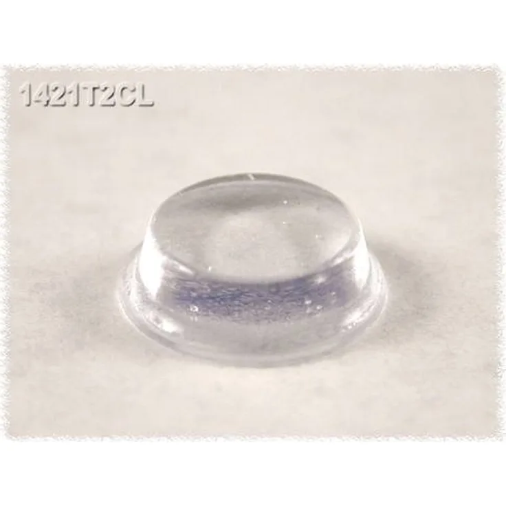 Hammond Electronics 1421T2CL Gerätefuß selbstklebend, rund Natur ( x H) 12.7mm x 3.5mm 24St.
