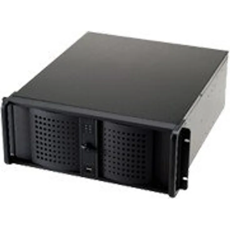 FANTEC 1921.0 688 mm tiefes Industrie Rack Server Gehäuse, 48,3 cm (19 Zoll) schwarz