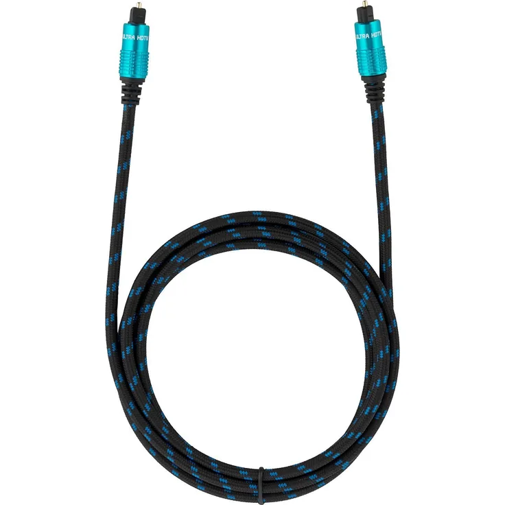 Ultra HDTV Premium Toslink Kabel 2 Meter / Optisches Digitalkabel Audiokabel