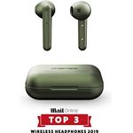 Urbanista Stockholm True Wireless Kopfhörer. 14H gesamt Akkulaufzeit. Bluetooth 5.0 inkl. Ladebox, Touch Bedienung und doppel Mikrofon Kopfhörer. Kompatibel mit iOS und Android Grün