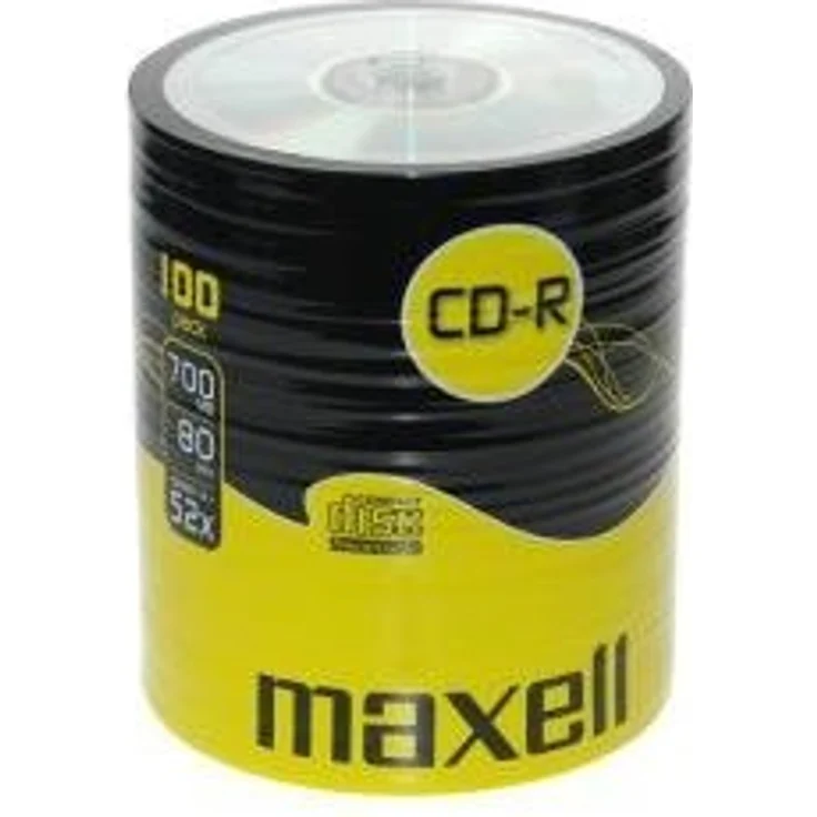 Maxell Eco-Pack CD-R Rohlinge (80Min, 700MB, 52x Speed, 100-er Pack) - Preisvergleich – Bild 1