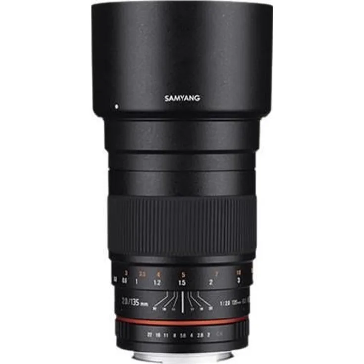 Samyang 135mm F2.0 Objektiv für Anschluss Canon EOS