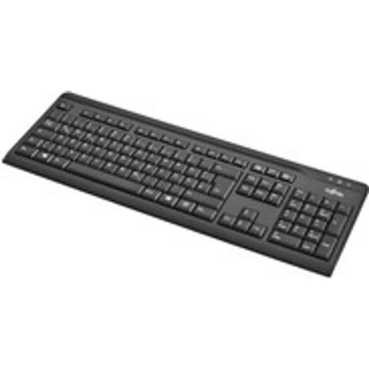 FUJITSU KB410 Tastatur USB Schwarz deutsches Layout QWERTZ 1,8m USB Leitung